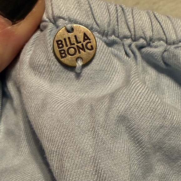 Women’s Billabong Light Blue Open -Shoulder Women's Crop Top - Picture 6 of 6